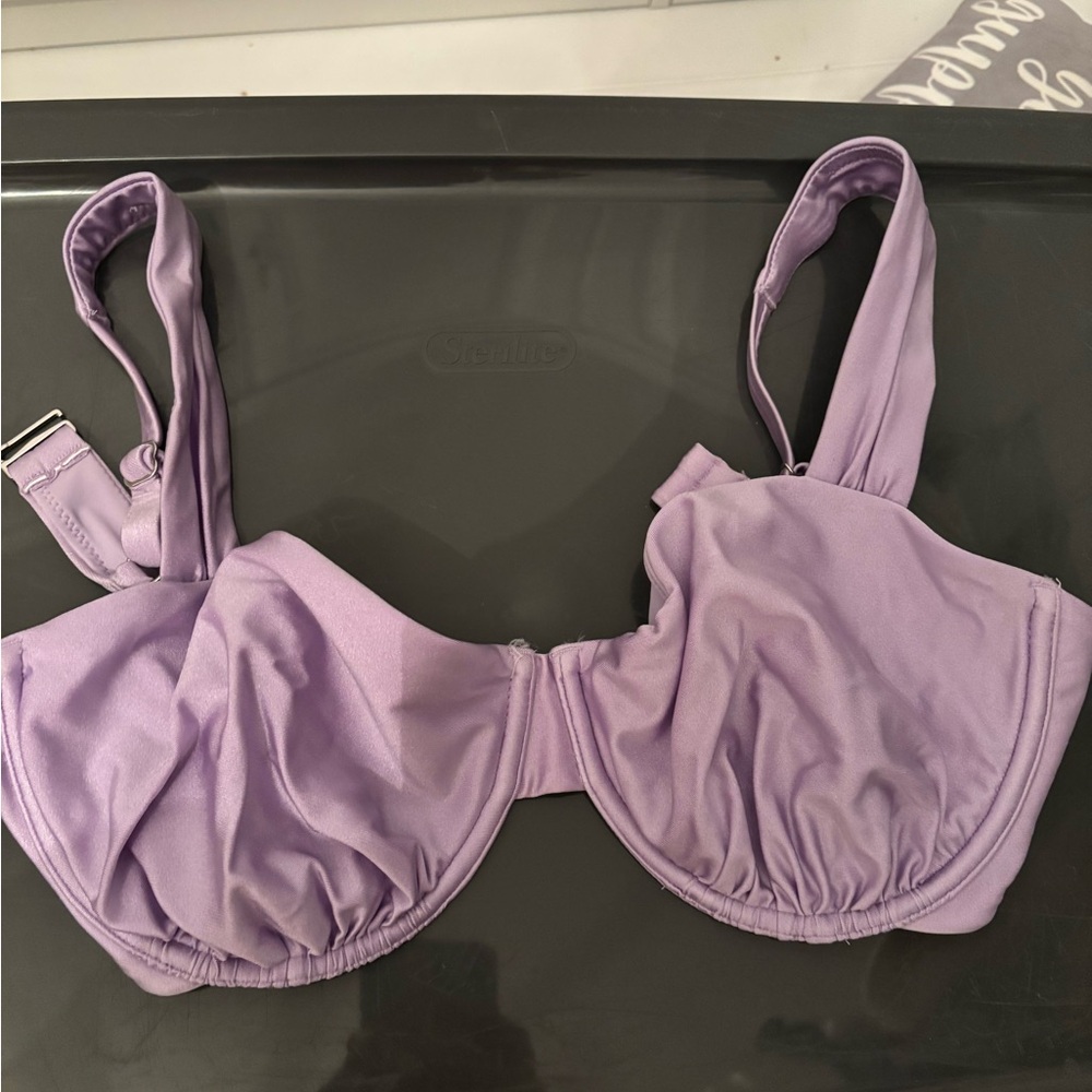 Abercrombie & Fitch Lilac Underwire Bikini Top